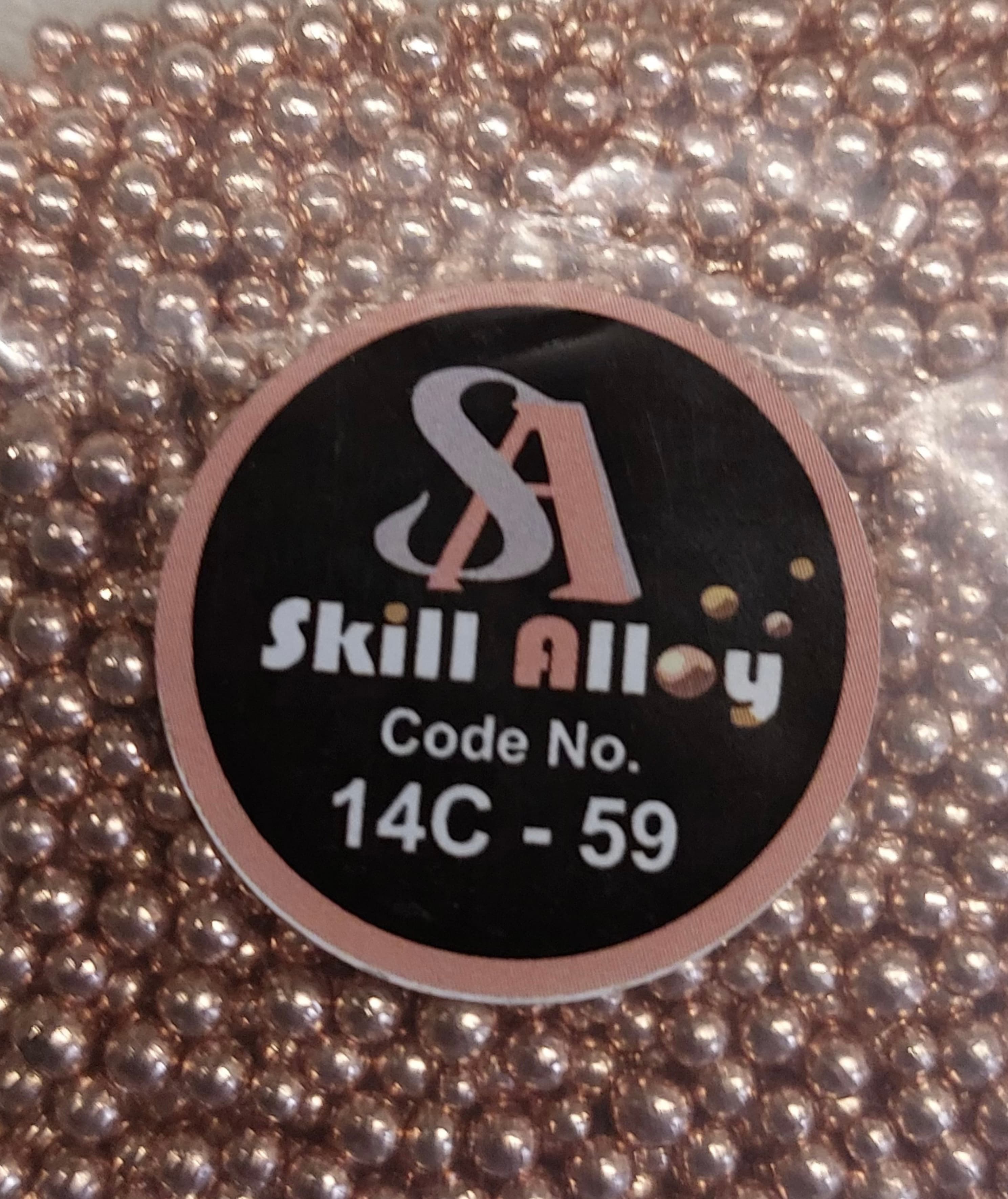 Skill Alloy gold alloy, Code No. 14C-59